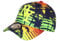 Hip Hop Honour NY Cap Neongelb und Grün mit tropischen Palmen Bora Baseball – Größe: Einheitsgröße – Farbe: Gelb – Unisex, gelb, Einheitsgröße