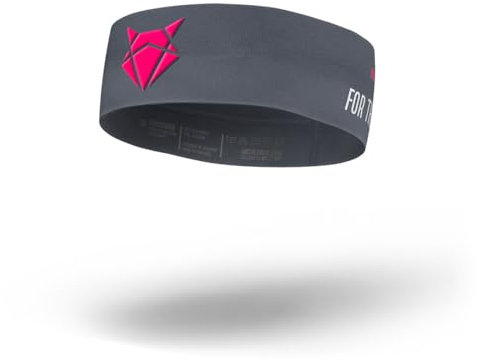 INCYLENCE Headband schmales Sport Stirnband für Damen und Herren aus hochwertigen italienischen Fasern, antibakteriell geruchsneutral, Frühling Sommer Herbst Winter (Zucchero Pink)