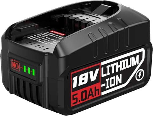 5.0Ah 18V Ersatzbatterien für Bosch Haus und Garten 18V Akku Werkzeuge, für Gardena Akku, für Gloria 18 V Bosch Akku, Kompatibel mit Bosch 18 V PBA PSB PSR