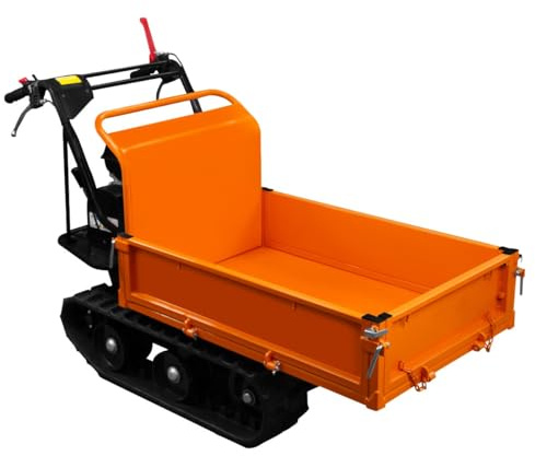 Dumper Cingolato con cassone ribaltabile idraulico 300kg di carico utile 196cc 2 Rampe robuste
