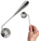 Cucharada adaptativa – cuchara de codo más antigua, utensilio curvado autoextranjero | Cuchara para un fácil agarre, apoyo para el cuidador, las personas mayores para la recuperación de Schlaga