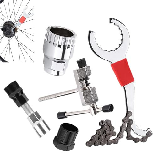 Kit de herramientas para bicicletas de montaña, kits de herramientas para bicicletas,Kit integrado de reparación de bicicletas de carretera multifuncional - Herramienta de mantenimiento portátil de ll