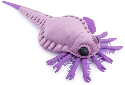 lilizzhoumax Peluche Granchio a ferro di cavallo - artropode estinto 50cm Simulazione Giocattolo Super Morbido Collezione Divertente Decorazione Della Casa Regalo per Bambini Ragazzi e Ragazze Viola