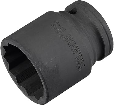 QUARKZMAN Douille à choc 12 pans 35mm pour clé à cliquet 3/4 de pouce | acier CR-MO, longueur 56mm, tailles métriques standard