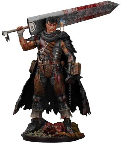 Tongyundacheng Guts Action Figure 32cm Anime Figur Guts Statue Modell Battle Damaged Ver. Cartoon PVC Sammlerstück Ornament Geschenke