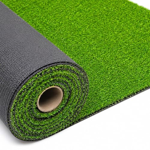 FYRKANT Erba Sintetica Prato Sintetico per Giardino e Balcone - Tappeto in Finta Erba 10 mm Resistente UV (Rotolo 2x25m - 50mq)