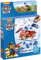 Totum 720336 Paw Patrol Marshall und Chase Stempelset/Kreativset aus 7 Motiv Stempel, Stempelkissen in blau, Malblock und 5 Buntstiften, ab 3 Jahren