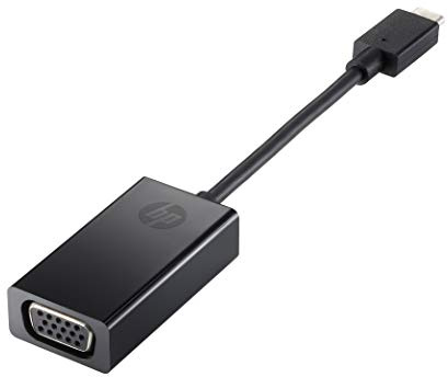 HP 4SH06AA USB-C VGA Black Cable Adapter (USB-C, VGA, Male connector/Female connector, Black)