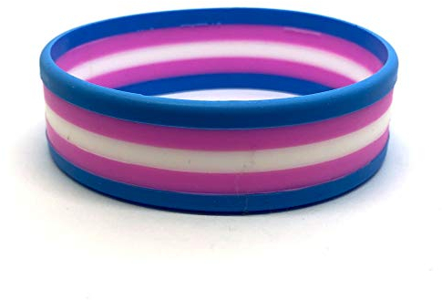 Patch Nation Trans Transgender Gay Pride Lesbian LGBT Flagge Silikon Armbänder