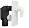 SIFONE LAVATRICE AD INCASSO A MURO IN PVC pwc