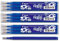 Pilot FriXion Ball Tintenroller 0,7 Ersatzminen Nachfüllminen (10er Set, Blau)