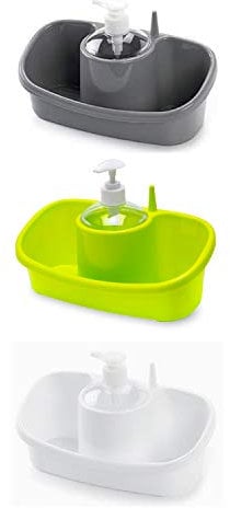 Estropajero Doble Plastico Con Dosificador Colores Surtidos