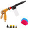 YIYIDA Rondella ad Alta Pressione Pistola Auto Spray Schiuma Pistola a spruzzo Auto Pulizia Schiuma Pistola 2-in-1 Pistola a spruzzo Manuale a spruzzo di Schiuma per Finestra Giardino Car Piano
