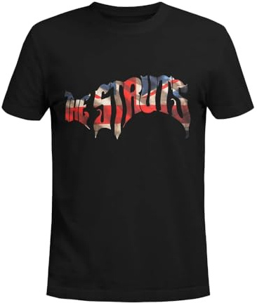 The Struts Unisex Adult Union Jack Cotton Logo T-Shirt