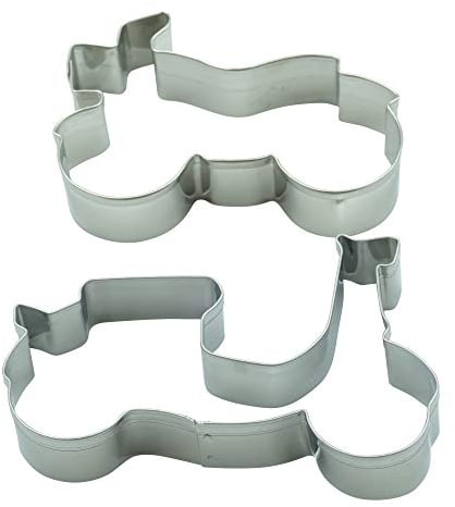 BekkiB 2er Set Motorroller Motorrad Ausstecher Ausstechform Keksausstecher Vespa Roller