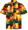 Hawaiihemdshop Hawaiihemd | Herren | Baumwolle | Größe S - 8XL | Brusttasche | blau | Kurzarm | Bier | Aloha | Palmen | Strand | Hawaii-Shirt | Kokosnuss-Knöpfe