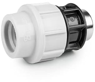 LEM Select - Racor de compresión PN16 para PE 25 mm roscado 1/2 hembra (lote de 2)