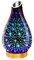 ILIKEPOW Glass Aromatherapy Essential Oil Diffuser, Humidifier Decorative Lamp with Time Setting and 7 Colours LED Lights Changing 120 ml (3D Stars)