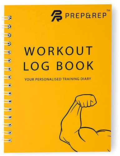 Prep and Rep Gym Workout Logbook | 114 Training Record Pages | A5 Gym, Fitness & Training Diary | Set Yourself Goals & Record Training Progress