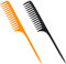 2Packs Wide Tooth Detangling Combs for Curly Hair, Premium Anti-Static Heat Resistant Styling Set with Shower Comb and Teasing Brush for Women and Men