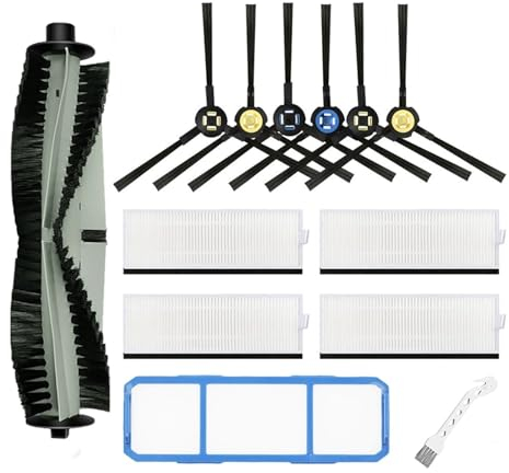 ZeAda Vacuum Robot Cleaner Replacement Accessories Kit,Compatible For ILife A7 A9S V8 V8S X750 X785 X800 V80,Compatible For Silvercrest SSR1 Ssra1