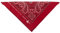 fashionchimp Bandana aus 100% Baumwolle, Premium-Qualität, Nicki-Halstuch für Damen und Herren, 50x50cm (Rot) BAN41