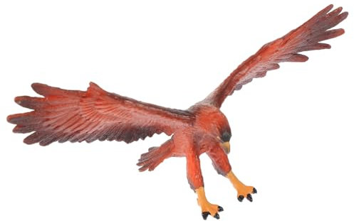 COSMEVIVI Tisch Adler Ornament Adler Statue Kunststoff Tierfigur Dekor Lebensechte Adler Figur Kunststoff Adlerfiguren Kleine Tiermodelle Adler Handwerk Desktop Adler Dekor