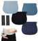 4 Pezzi Allarga Pantaloni Fibbia Di Estensione Regolabile, Bottone Allarga Pantaloni, Estensori Cintura Premaman, Prolunga Pantaloni Gravidanza per Donne Incinte (Nero, Blu, Azzurro, Blu Scuro)