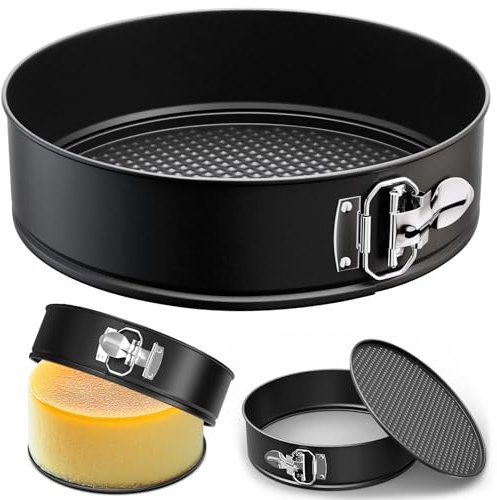 ZeroPone 9 Inch Springform Pan with Removable Bottom, Non-stick Round Spring Form Cake Mold Cheesecake Pan For Baking