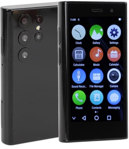 Sxhlseller XS24Pro Smartphone Pequeño, Mini Smartphone 4G 2GB 16GB, Teléfono Celular para Niños de 3.0 Pulgadas Real - Cámara de 2MP 6MP, 1950mAh, Dual SIM Dual Standby, para Android 9.0
