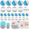 XSHAO® 200 STK Metallplättchen Selbstklebend, 15mm/ 25mm Metallplatte für Magnete Metallplättchen für Tonies für Magnete/Toniefiguren/Magnete Handy Halterung
