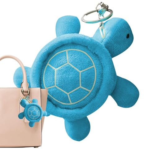 Pendentifs de tortue en peluche pour sac, porte-clés de tortue | Décoration de tortue en peluche éclairée dans le noir - Porte-clés décoratif à suspendre en forme de tortue en peluche, breloque