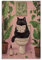 LIDIANWE Poster Fat Cat WC-PosterCreativity Into Simple Design, Leinwandmalerei, Animationsfilm, Leinwandposter, Jugendposter, dekoratives Heimästhetik-Poster, 20 x 30 cm, ungerahmt, 2