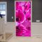 Türbekleben Orchidee Türtapete, Selbstklebend TürPoster Orchidee Türbilder, 3D Fototapete Türfolie Poster Tapete Türaufkleber Tür Tapeten 77 x 200 cm q5155