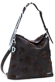 Desigual Rucksack Freizeitrucksack Jersey 2.0 Stencil Flocado Mini Backpack Chocolate dunkelbraun