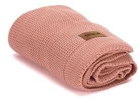 Fillikid Babydecke Strick 80x100 cm | Baby Erstausstattung Neugeborene | Kuscheldecke aus Baumwolle für Stubenwagen & Babybett | Atmungsaktiv & pflegeleicht | Ideal im Herbst & Winter