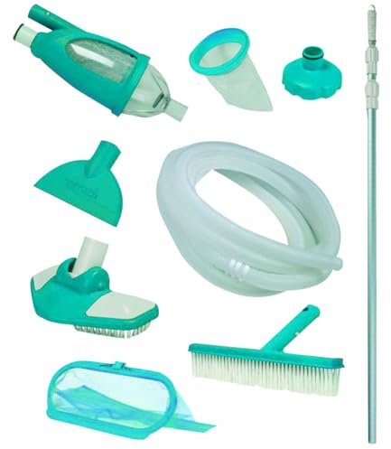 Generico Inte 28003 - Kit Mantenimento E Pulizia Deluxe per Piscine