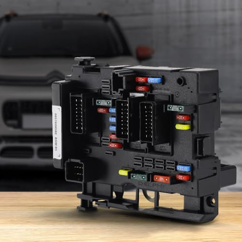Artudatech kfz Sicherungskasten 9650663880 für Citroen C3 C4 C5 für Peugeot 1007 206 206+ 307 406 807 Flachsicherungen Auto Tuning Ersatz