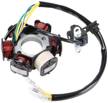 6 Pole 5 Drähte Halbwellenzündung Magneto Stator Für Gy6 50cc 70cc 90cc 110cc 125cc ATV Quad Pocket Bike Magneto Stator Spule