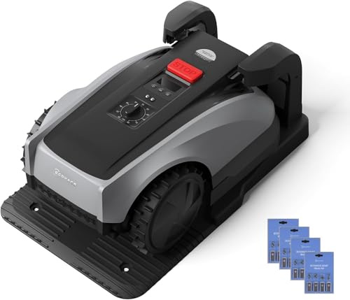 ECOVACS Goat O600 RTK Robot Tondeuse sans Fil + 4* Robot Tondeuse Kits de Lame