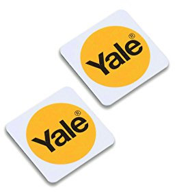 Yale P-YD-01-CON-RFIDPW Smart Door Lock Phone Tags, White, Pack of 2