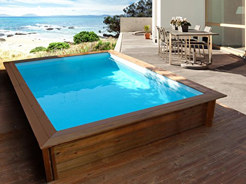 Habitat et Jardin Piscine Bois Rectangle Toledo - 3.00 x 2.00 x 0.71 m