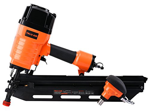 Valu-Air RHF9021C-PN 21 Degree Full Round Head Framing Nailer 3-1/2 with Palm Nailer