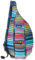 KAVU Original Rope Sling Bag Polyester Crossbody Rucksack - Chroma Stripe