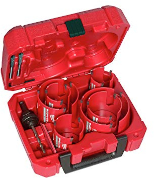 Milwaukee 49-56-9290 10 PC BIG HAWG Hole Saw w/Carbide Teeth Kit New