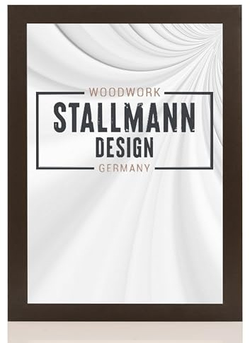 Stallmann Design 'New Modern' Bilderrahmen 70 x 70 cm | Farbe: Schwarz | eleganter Frame für Ihre Fotos und Motive