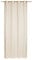 Elbersdrucke blickdichter Ösenschal Miami 09 beige-Creme 255 x 140 cm Vorhang für Wohnzimmer Schlafzimmer Flur Gardine Vorhang Uni Ösen 006352