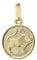 NKlaus Löwe Sternzeichen 333 8 Karat Gelbgold 12mm Kettenanhänger Horoskop Zodiak 9129