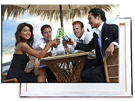 Unified Distribution Hawaii Five-0-120x80 cm Kunstdruck auf Leinwand • erstklassige Druckqualität • Dekoration • Wandbild