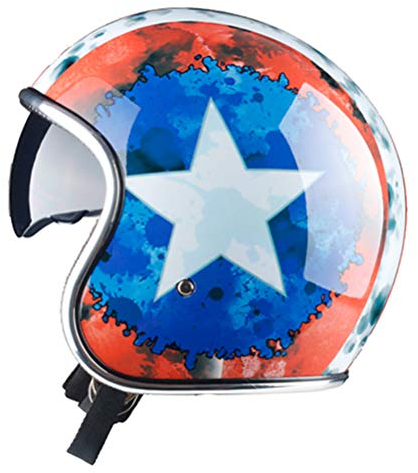 Helm Motorrad Jet helme Retro personalisierte Motorrad Vintage Helm Capacete Moto Helm DOT genehmigt